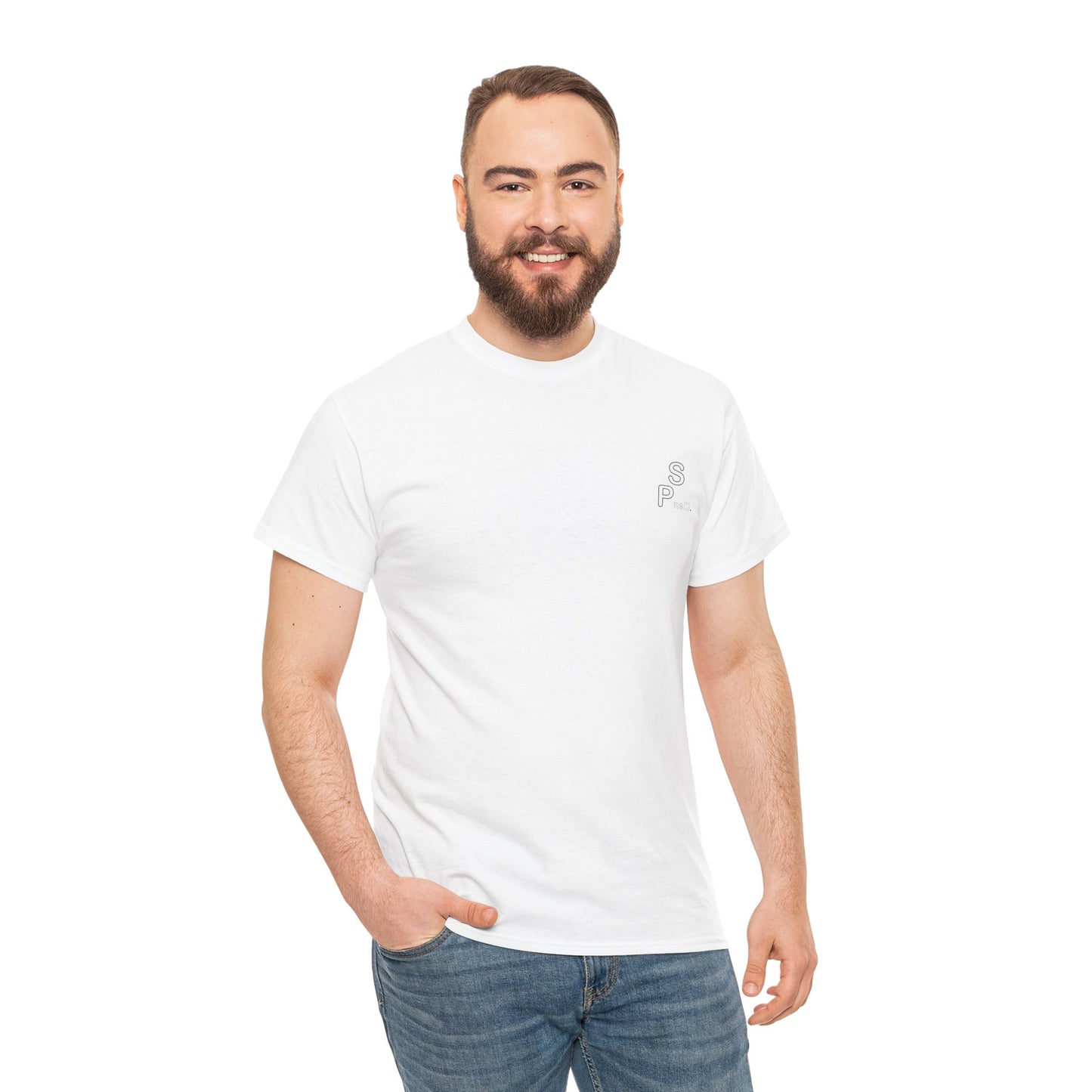 Simple White SP Tee